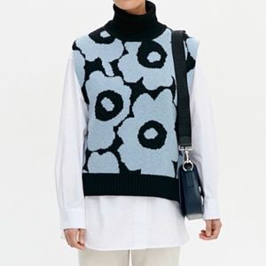 Marimekko Tausta Unikko Sweater Vest, S